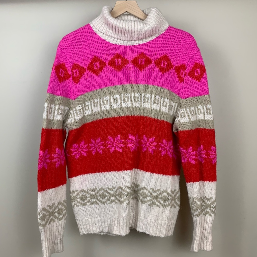 Old Navy - Holiday Sweater - Turtleneck - XL - Picture 2 of 9